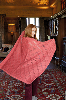 Sirdar 10164 Diamond Trellis Afghan in #4 or aran weight yarn